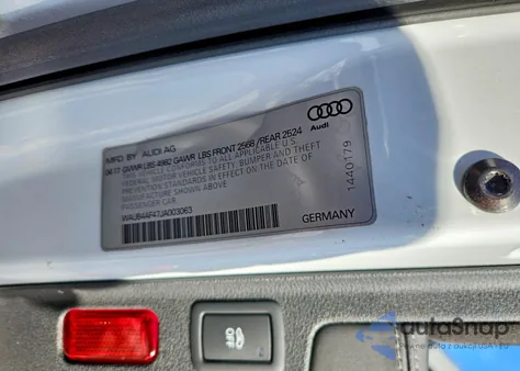 2018 Audi S4 Premium Plus z USA, uszkodzony, nr VIN WAUB4AF47JA003063